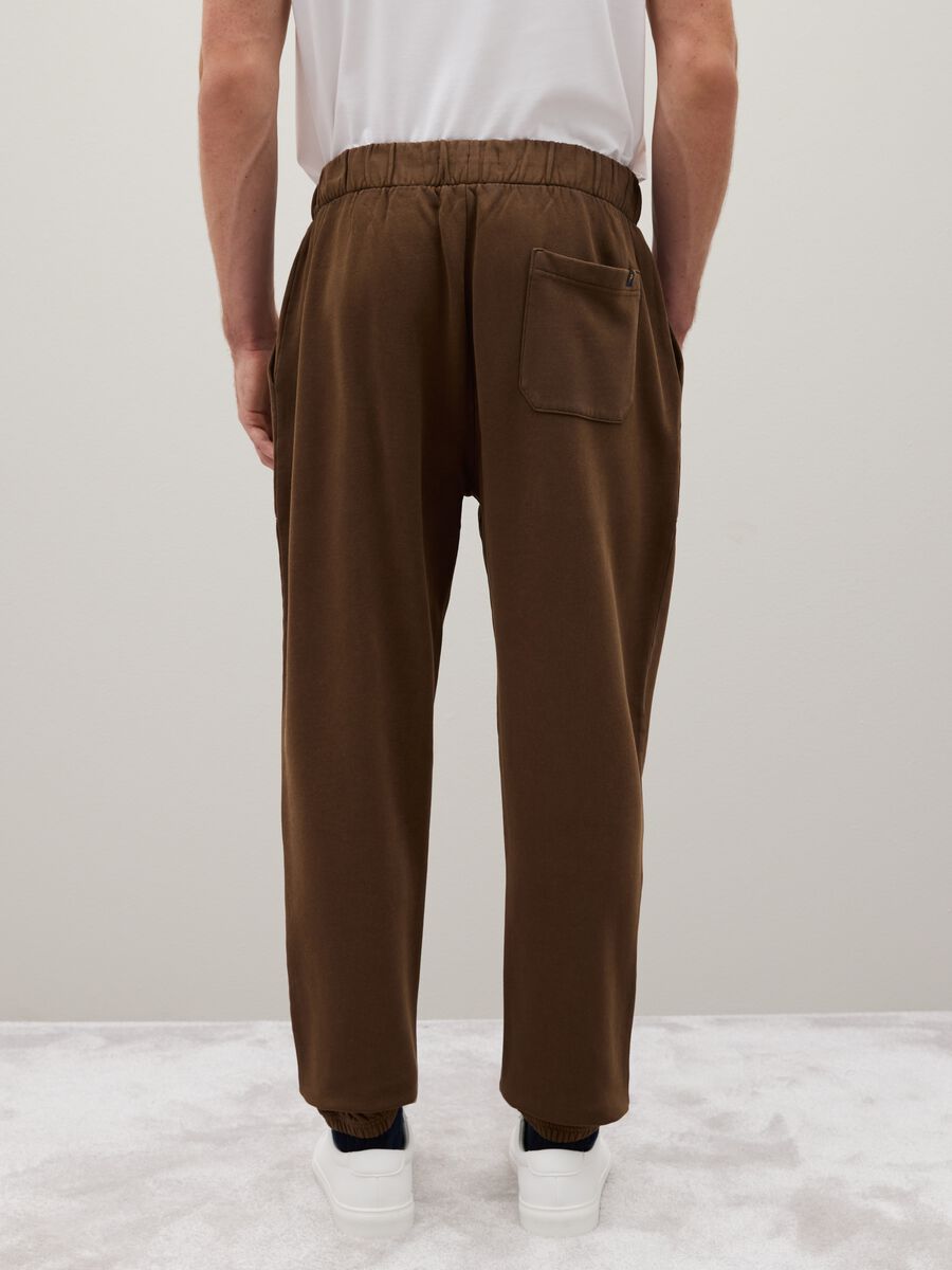 Men's Brown Cotton Trousers_3