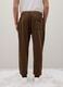 Men's Brown Cotton Trousers_3