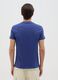 Men&rsquo;s blue fitted T-shirt in cotton_3