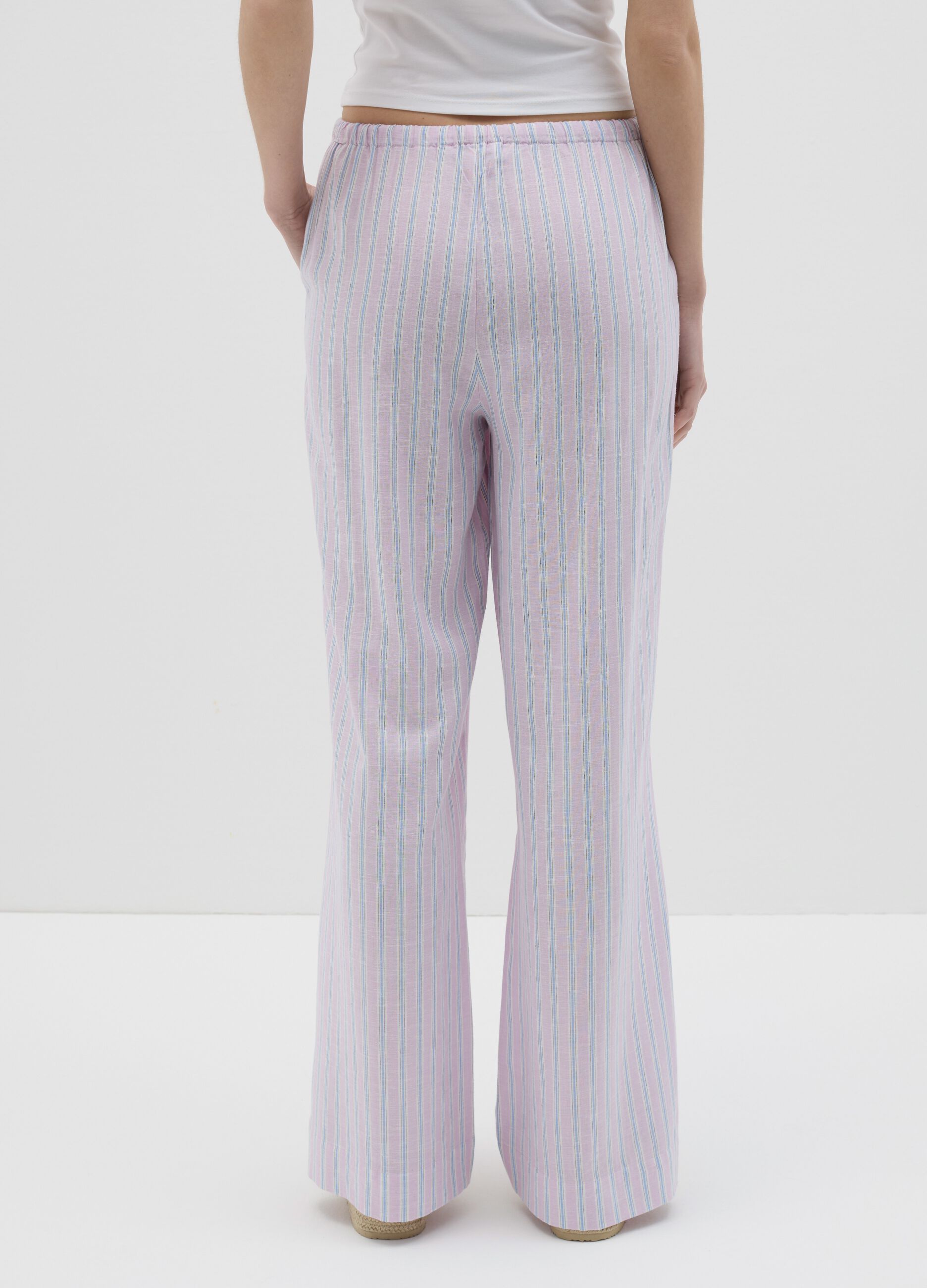 Relaxed-fit trousers with drawstring