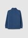 Child's blue fleece with high collar and full zip, over fit_1