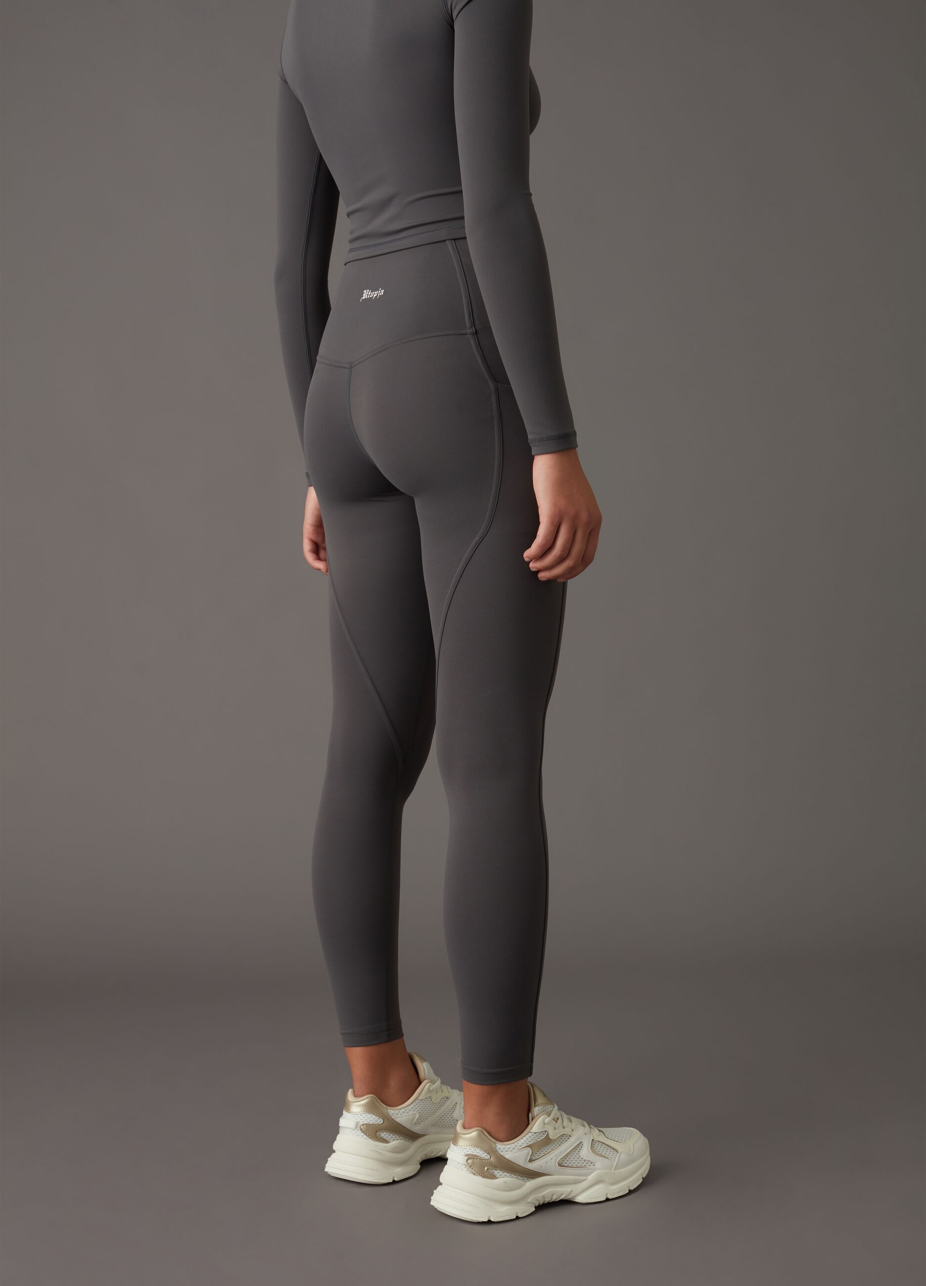 Leggings stretch Grey_3