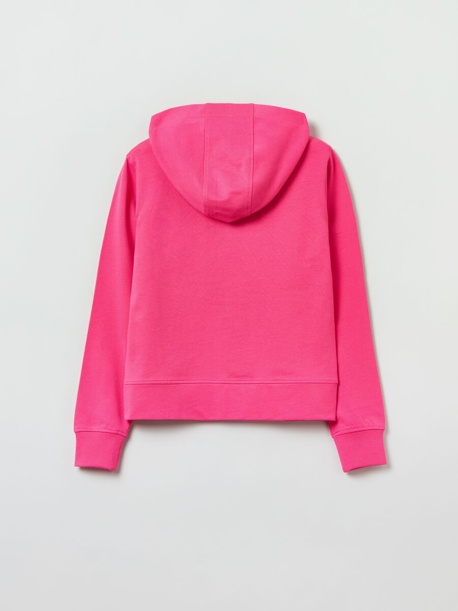 Full-zip in French Terry con cappuccio _1