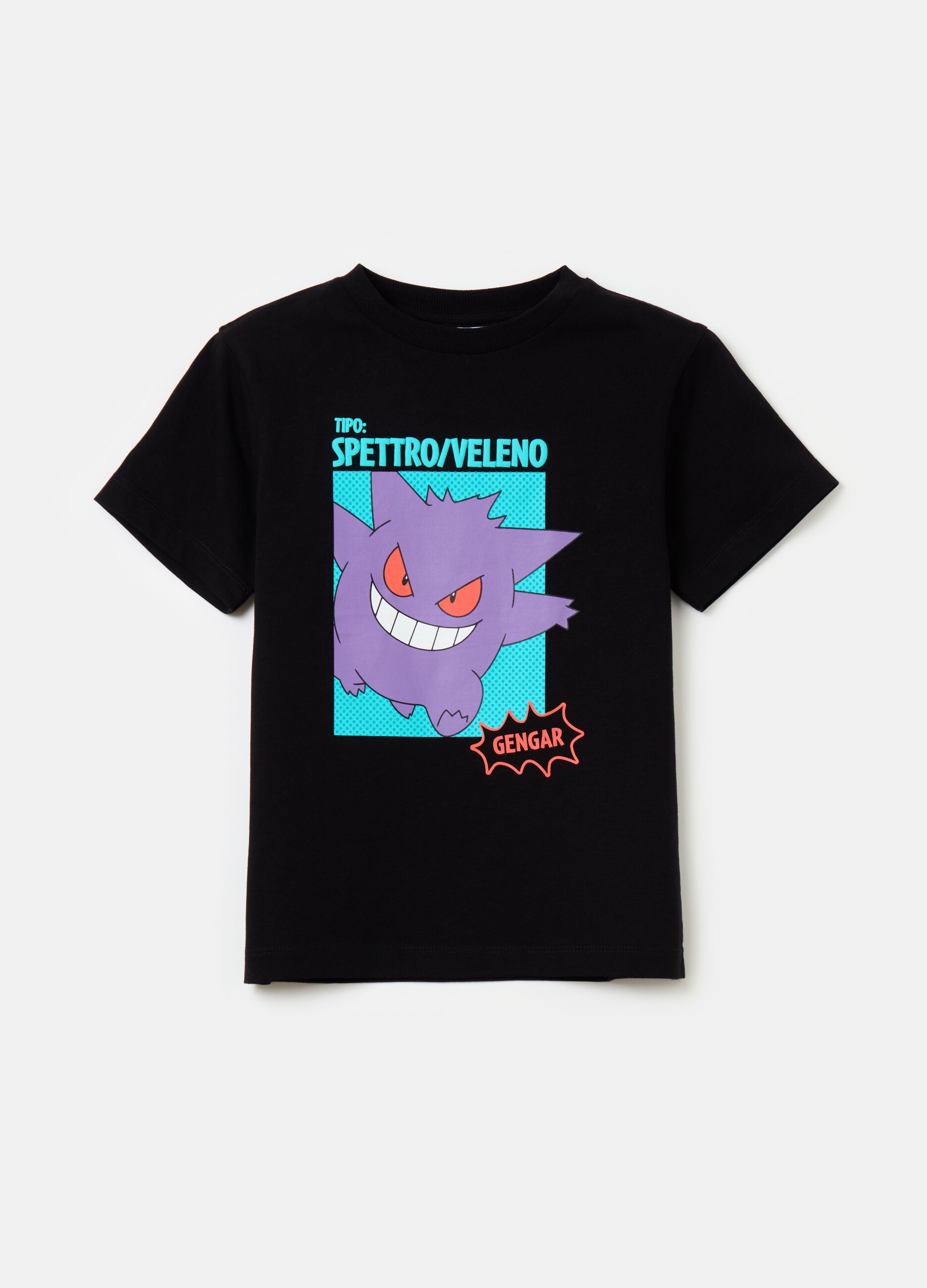 T-shirt with Pokémon Gengar print
