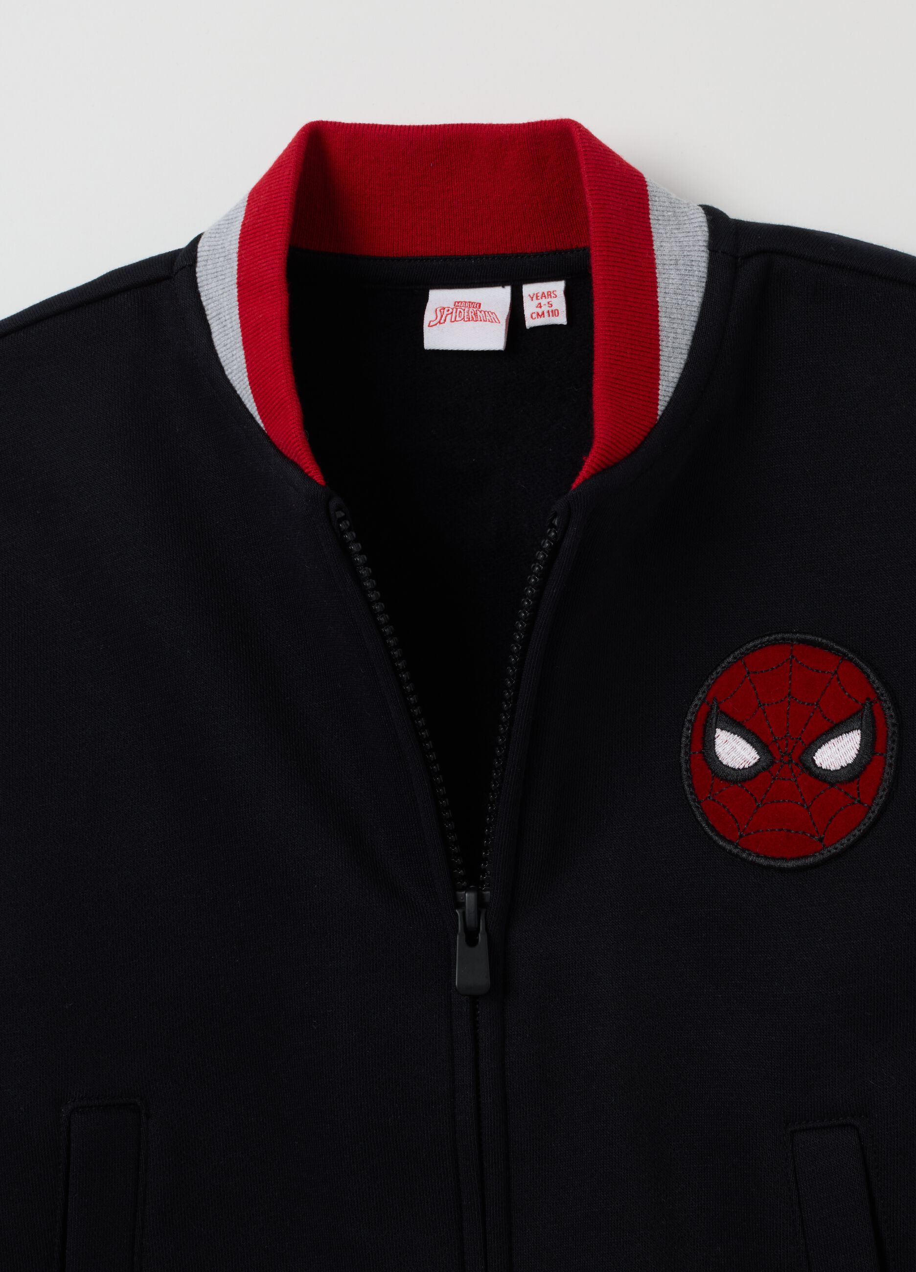 Children's sweatshirt in multicolour cotton blend regular fit with Spiderman print