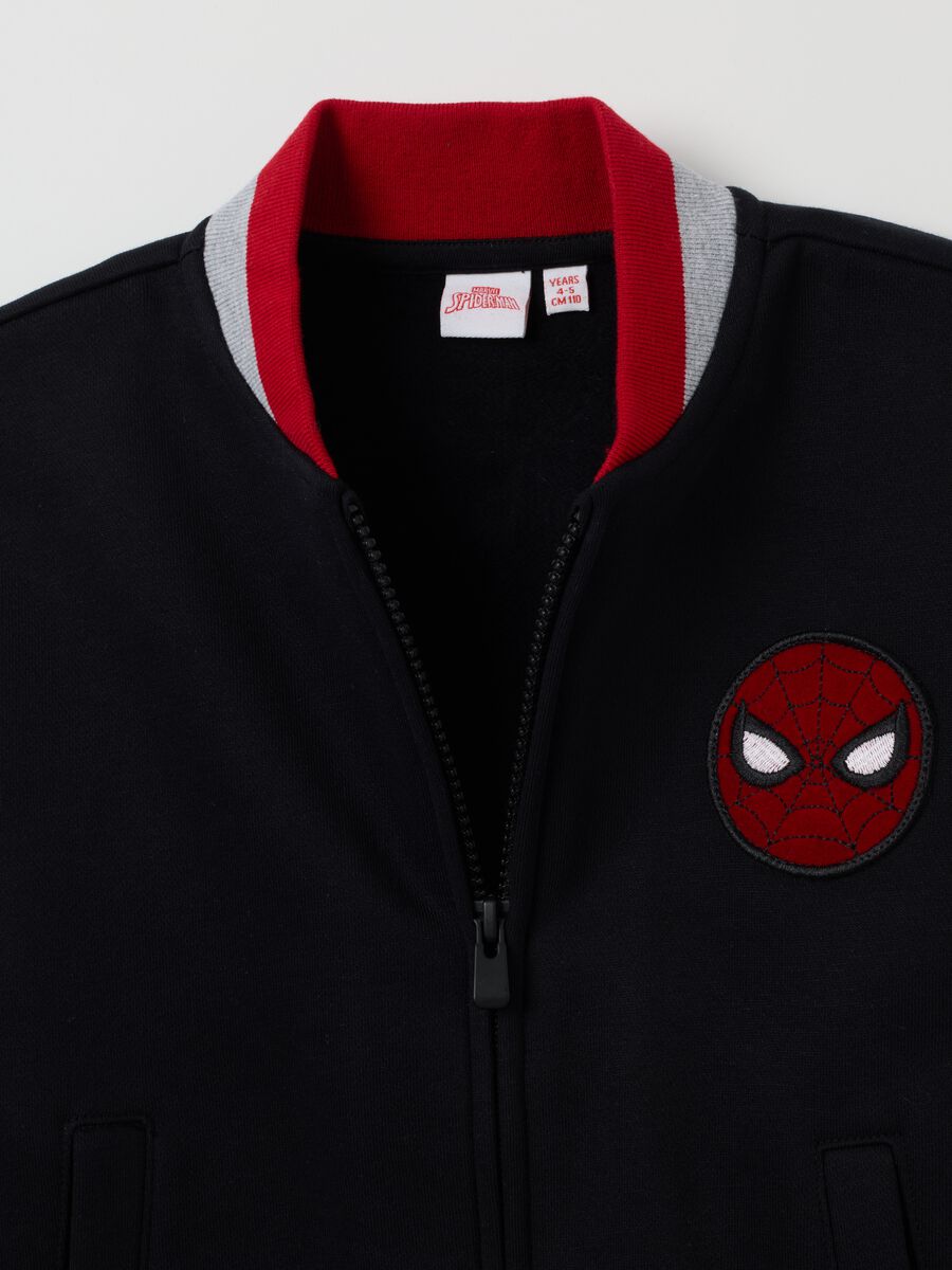 Children's sweatshirt in multicolour cotton blend regular fit with Spiderman print_2