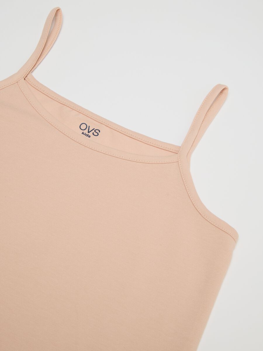 Girls' cotton multicolour vest top twin-pack_3