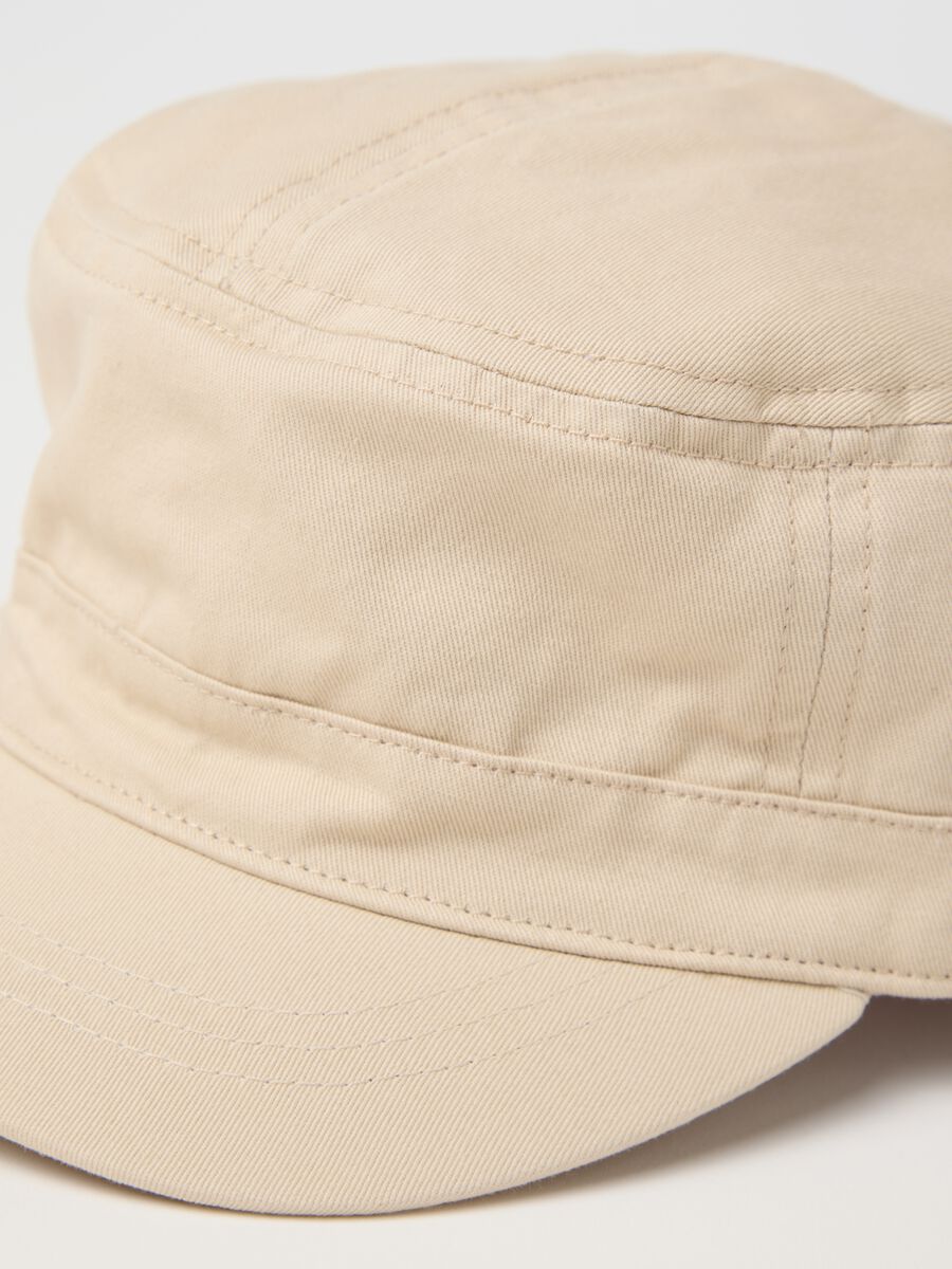 Beige cotton baseball cap_2