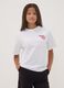 White pure cotton T-shirt with ribbed neckline and cherry print_0