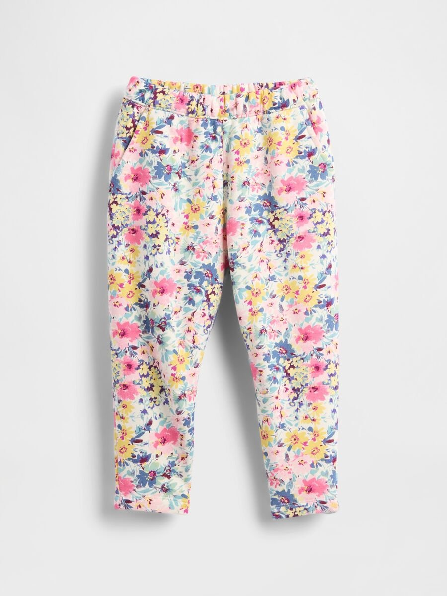 Pantaloni multicolor in cotone_1