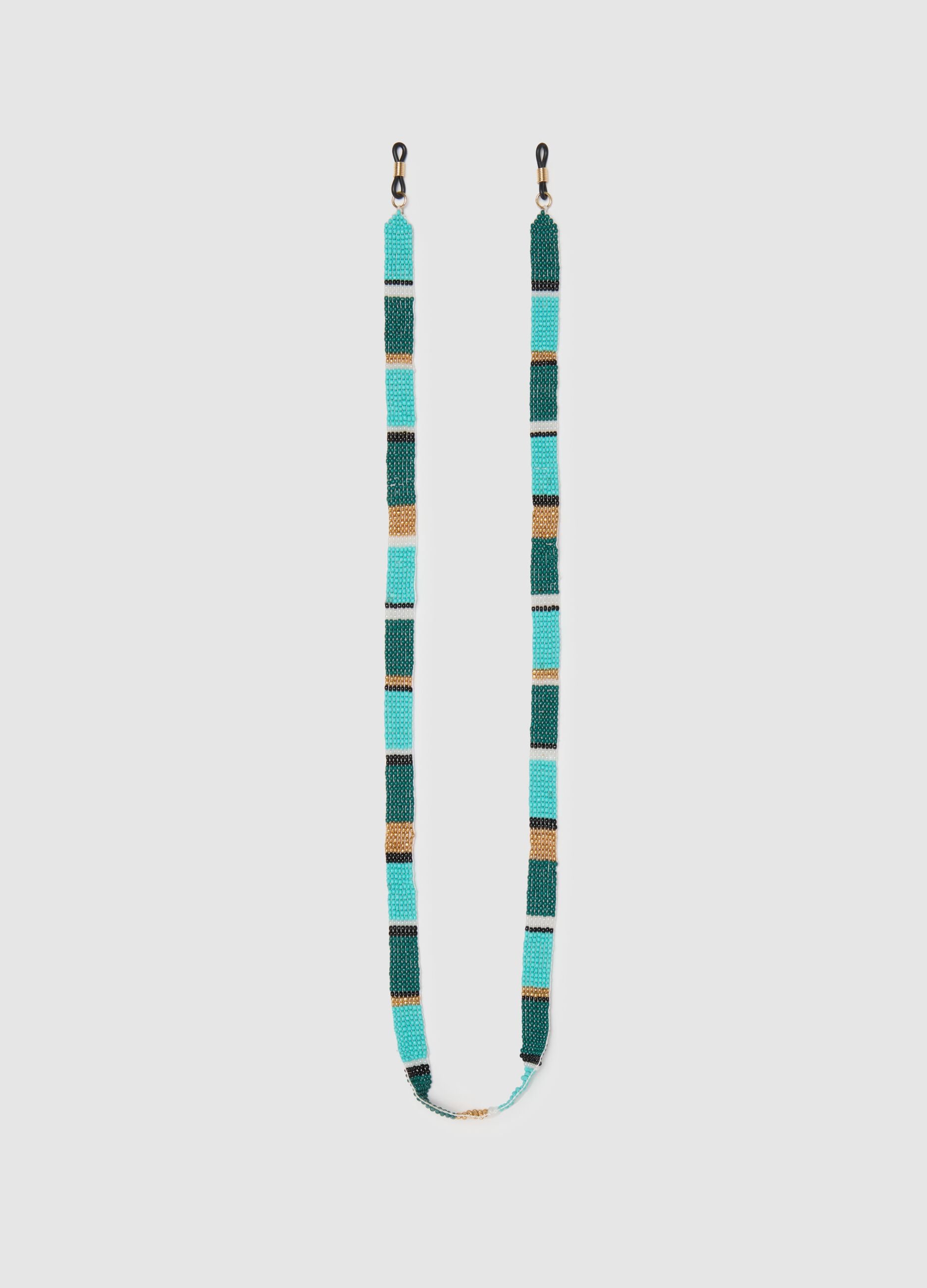 Catena per occhiali con dettagli multicolor
