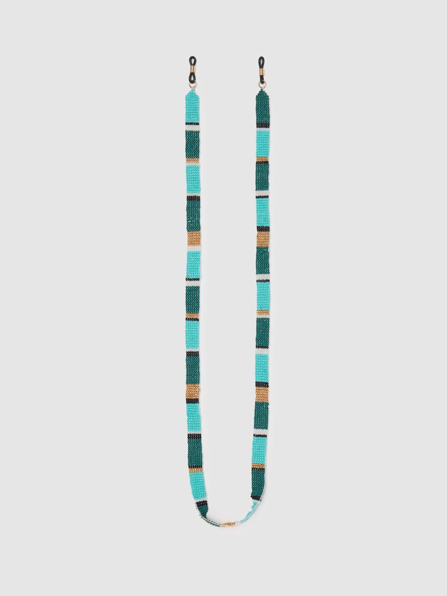 Glasses chain with multicoloured details_0