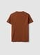 Brown Supima cotton crew-neck T-shirt, regular fit_1