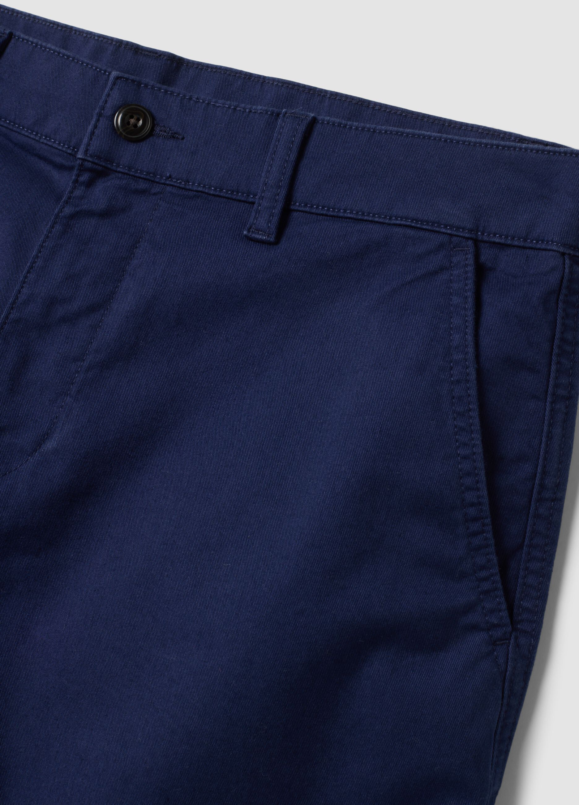 Stretch cotton shorts