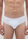 White Stretch Cotton Briefs Regular Fit_1