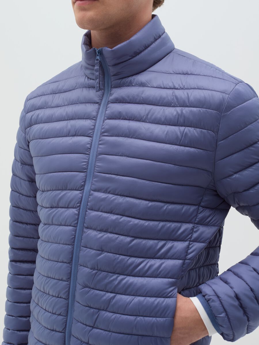 Full-zip ultralight quilted down jacket_2