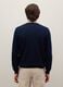 Regular fit blue crewneck pullover in pure cashmere_3