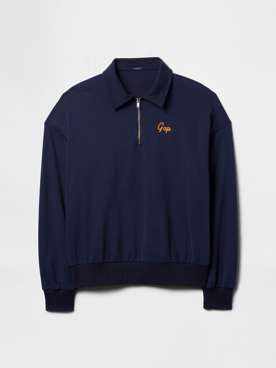 Gap Blue Half-Zip Sweatshirt_3