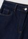 Jeans blu scuro bootcut in cotone elasticizzato_1