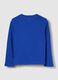 Long Sleeve Blue Cotton T-shirt_1