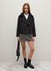 Black double-breasted coat with buttons_2