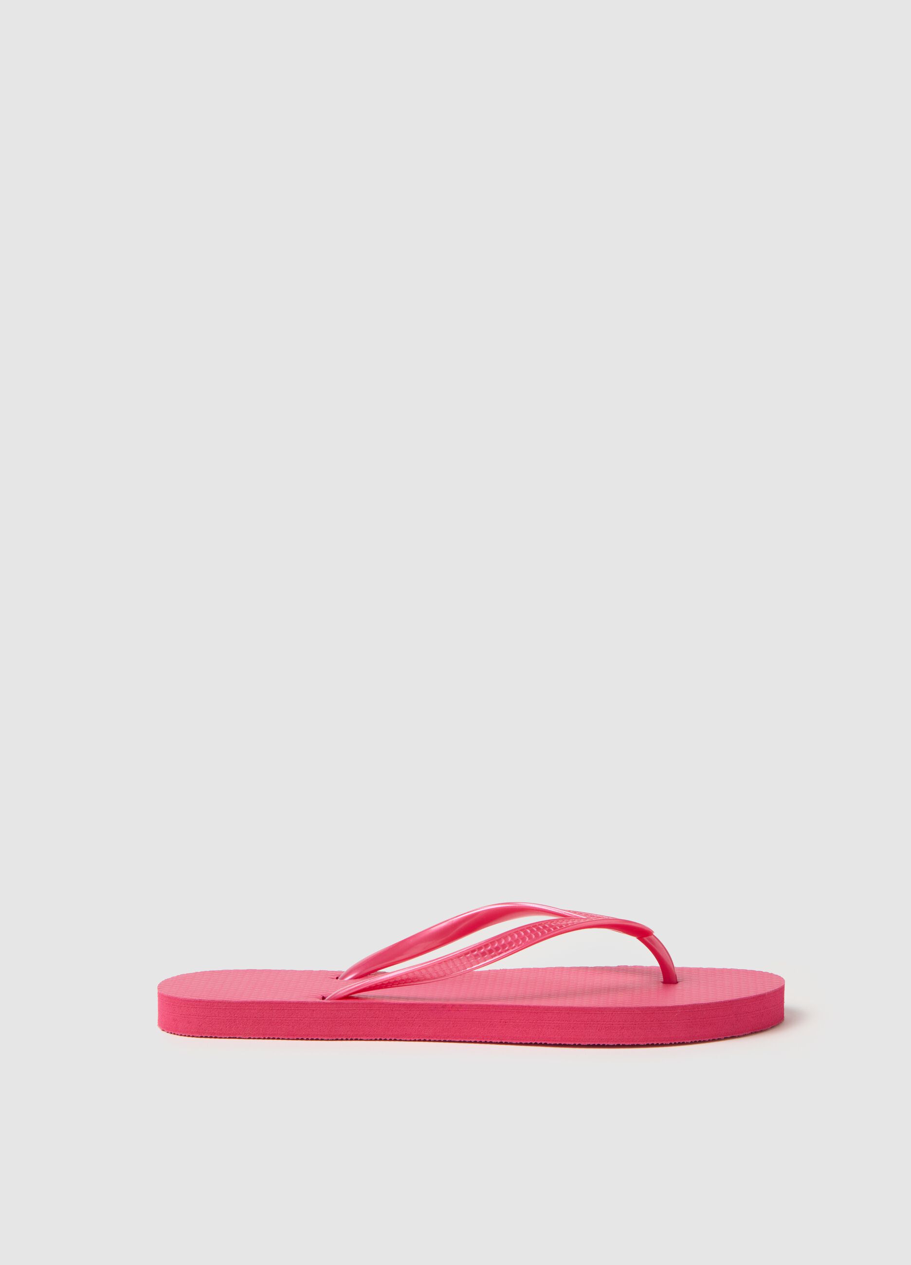 Infradito da donna in misto PVC e polietilene rosa