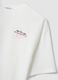 T-shirt bianca in puro cotone con ricamo boxy fit_5
