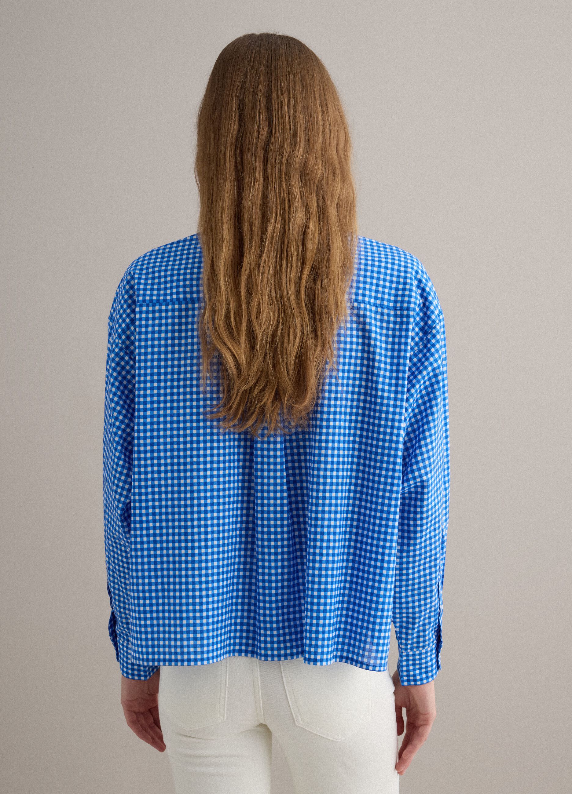 Multicolour check pure cotton regular fit shirt