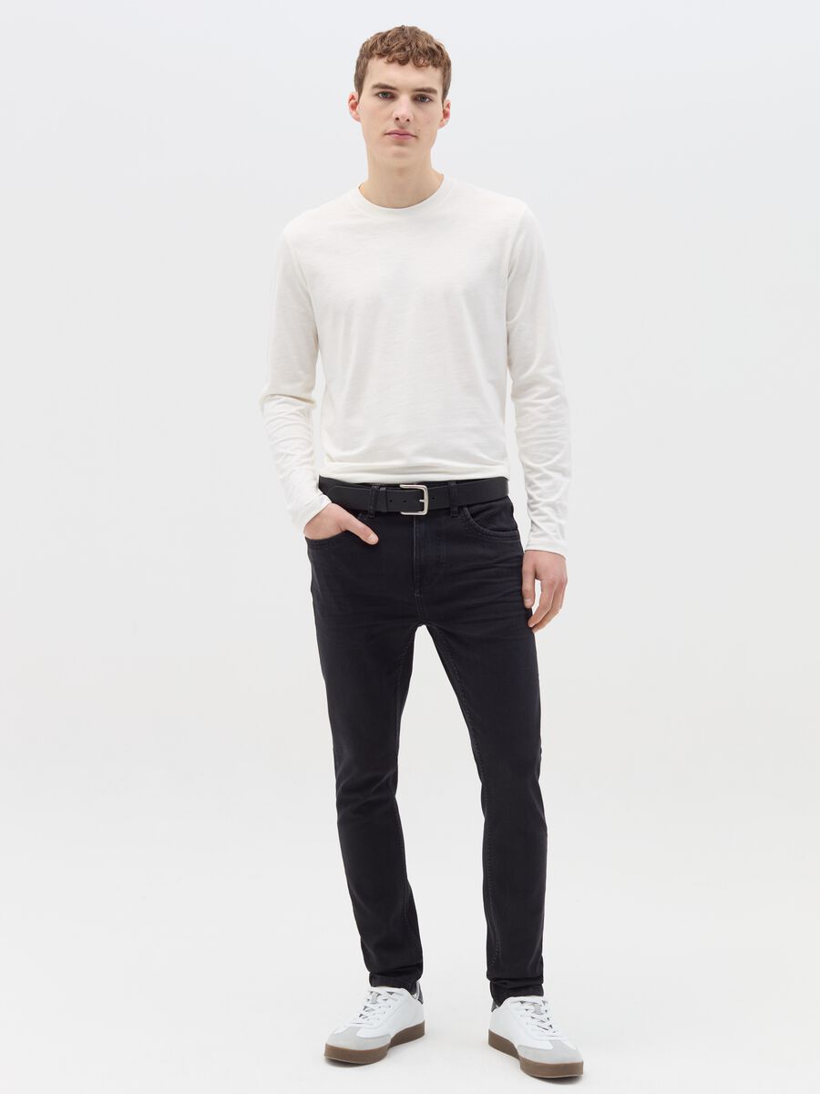 Super-skinny-fit jeans with fading_0