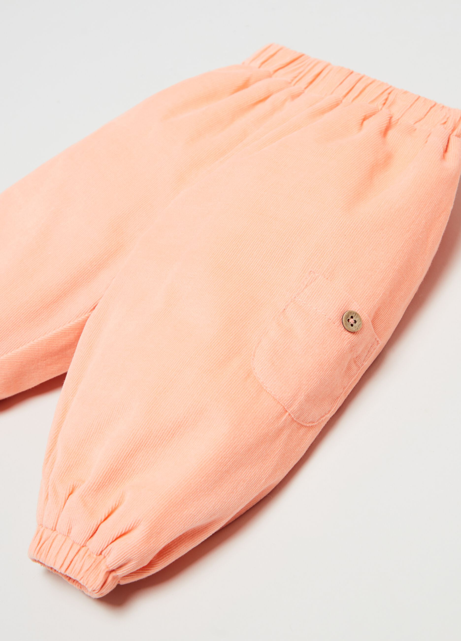 Pantaloni in velluto di cotone e Lyocell_2