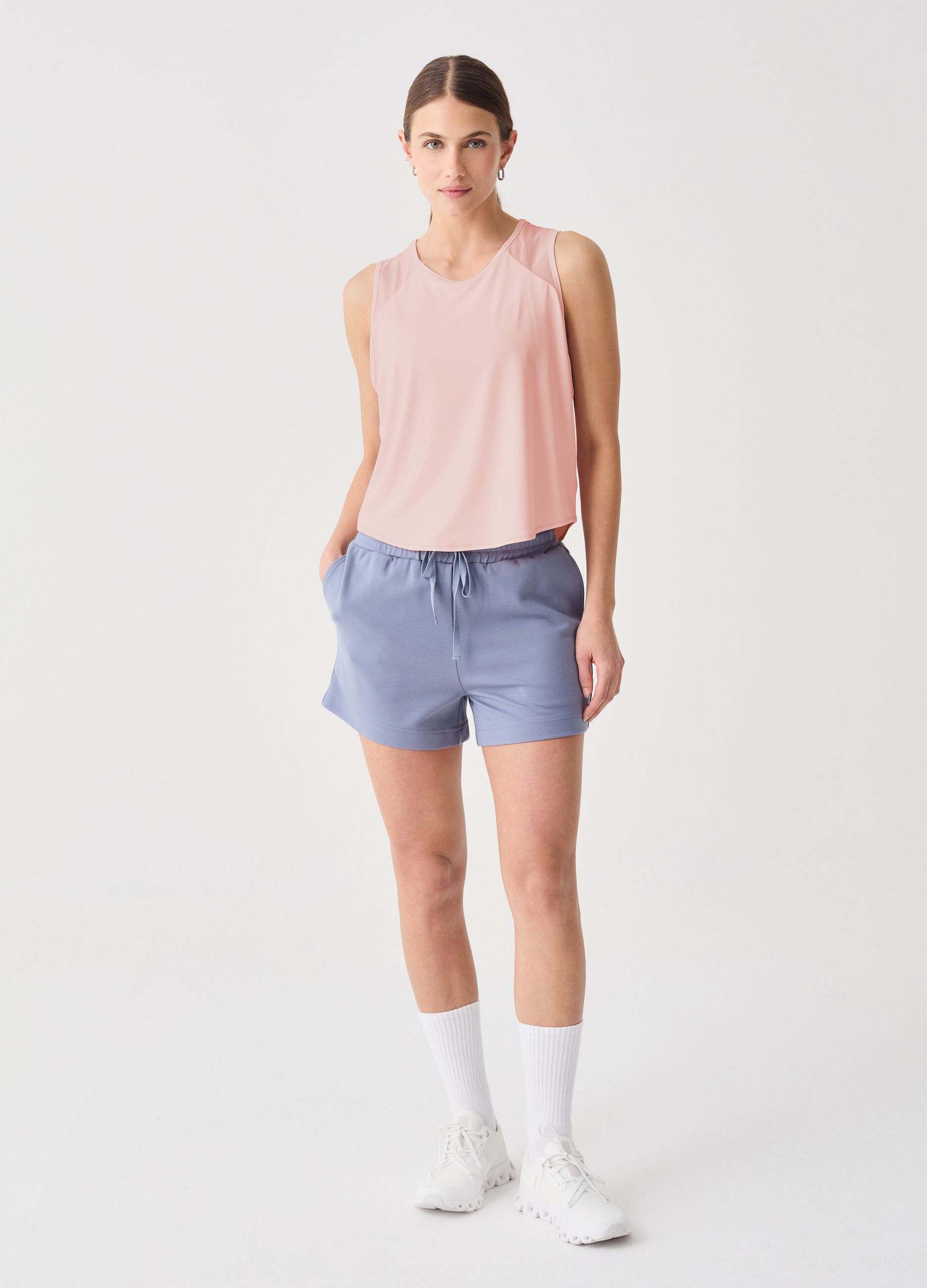 Tank top con inserti in mesh ALTAVIA STUDIO