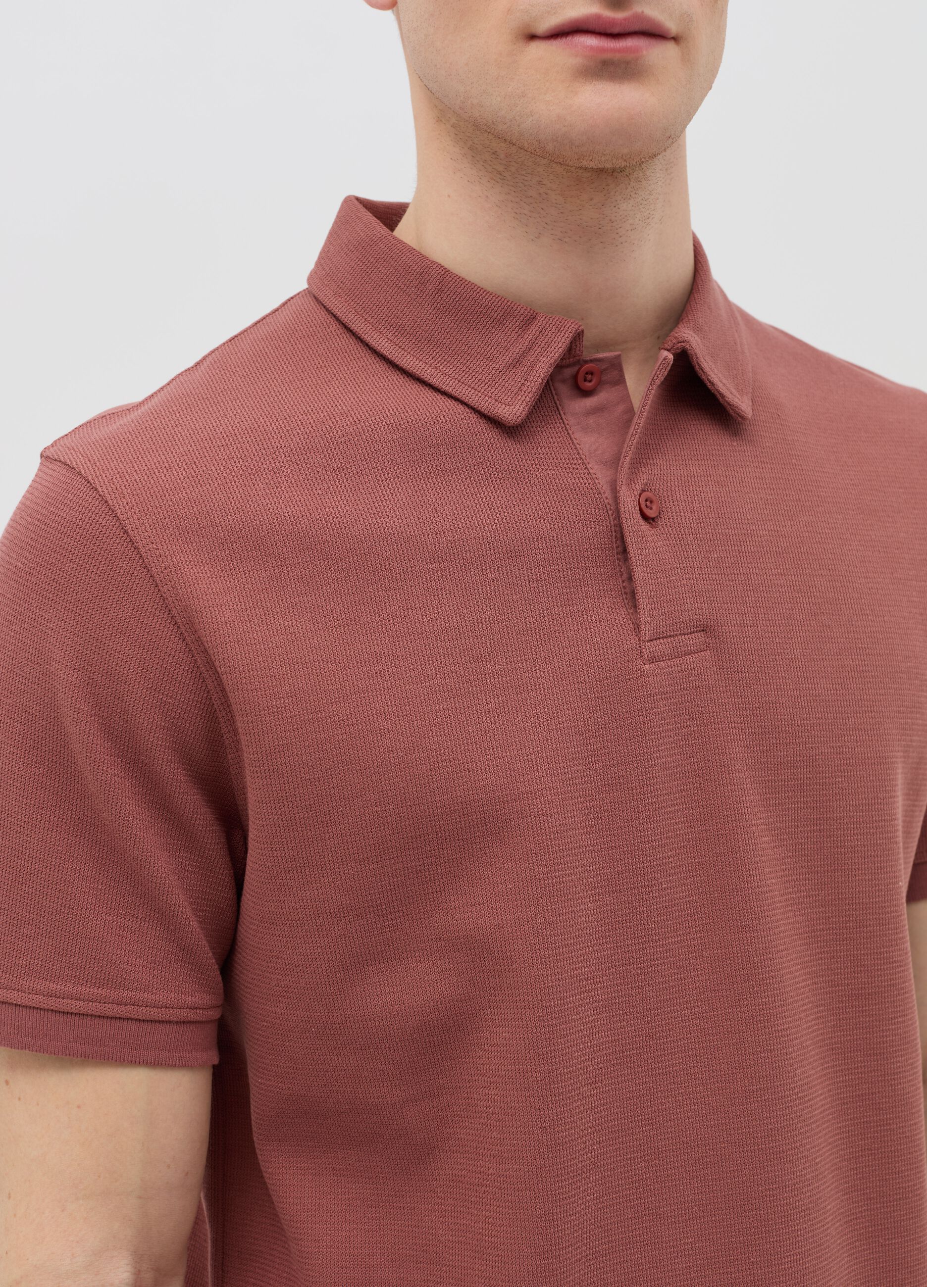 Regular-fit polo shirt in jersey