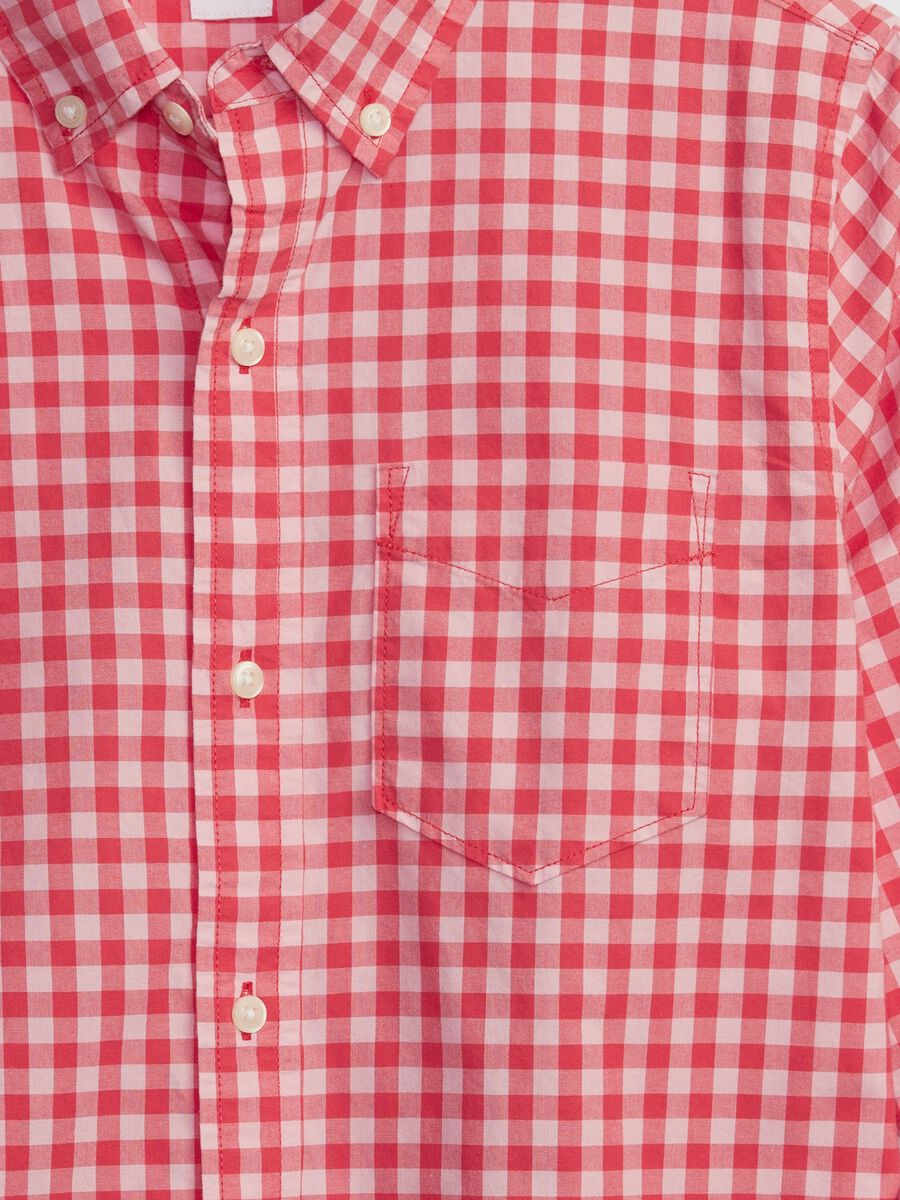Cotton shirt with gingham pattern_2