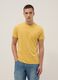Yellow pure cotton short-sleeve T-shirt_2
