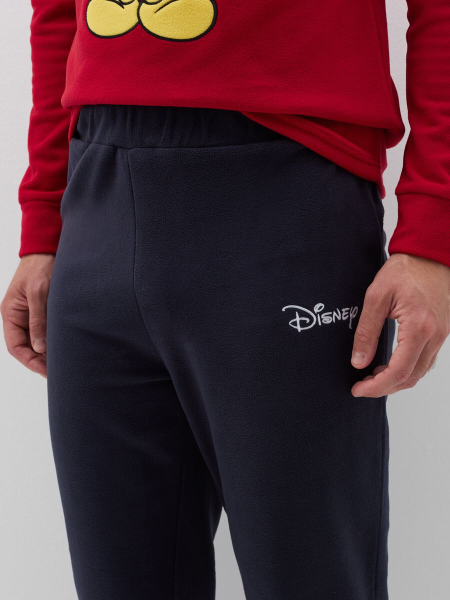 Fleece pyjamas with emboidered Mickey Mouse_2