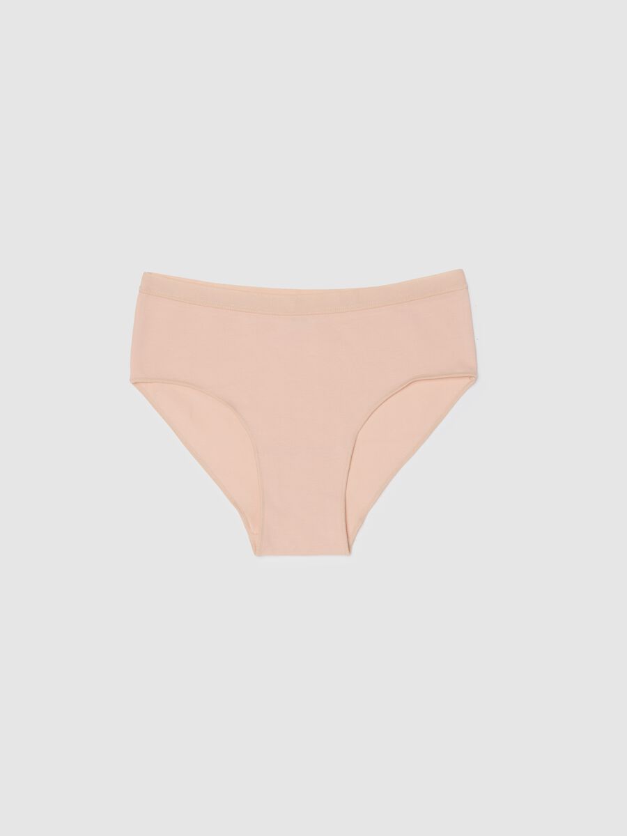 Mutandine culotte in cotone elasticizzato rosa da ragazza regular fit_0