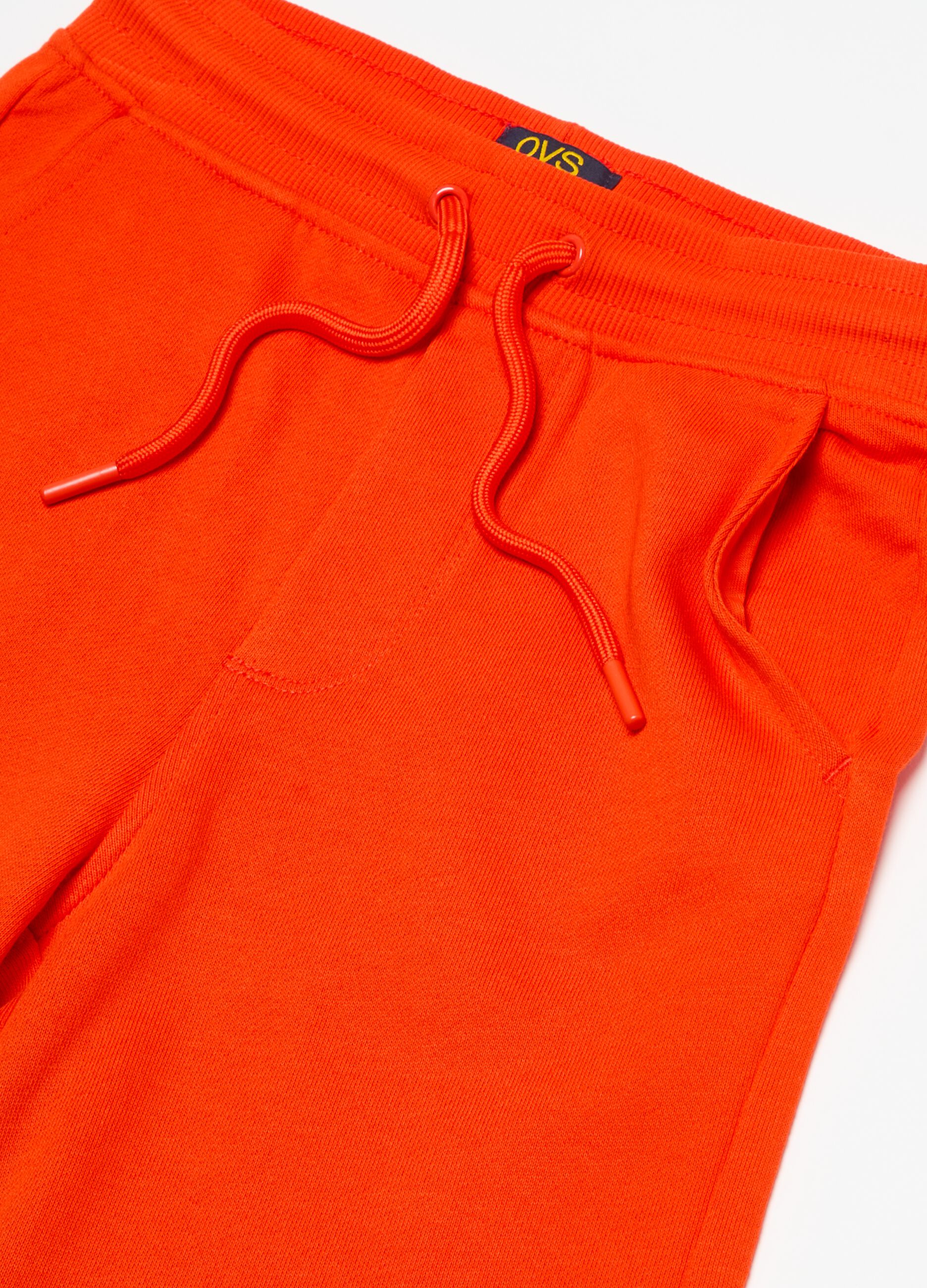 Essential Bermuda shorts in organic cotton fleece