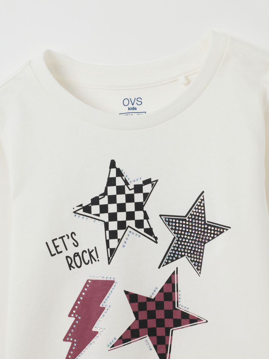 Girls' White Cotton Regular Fit Top_2