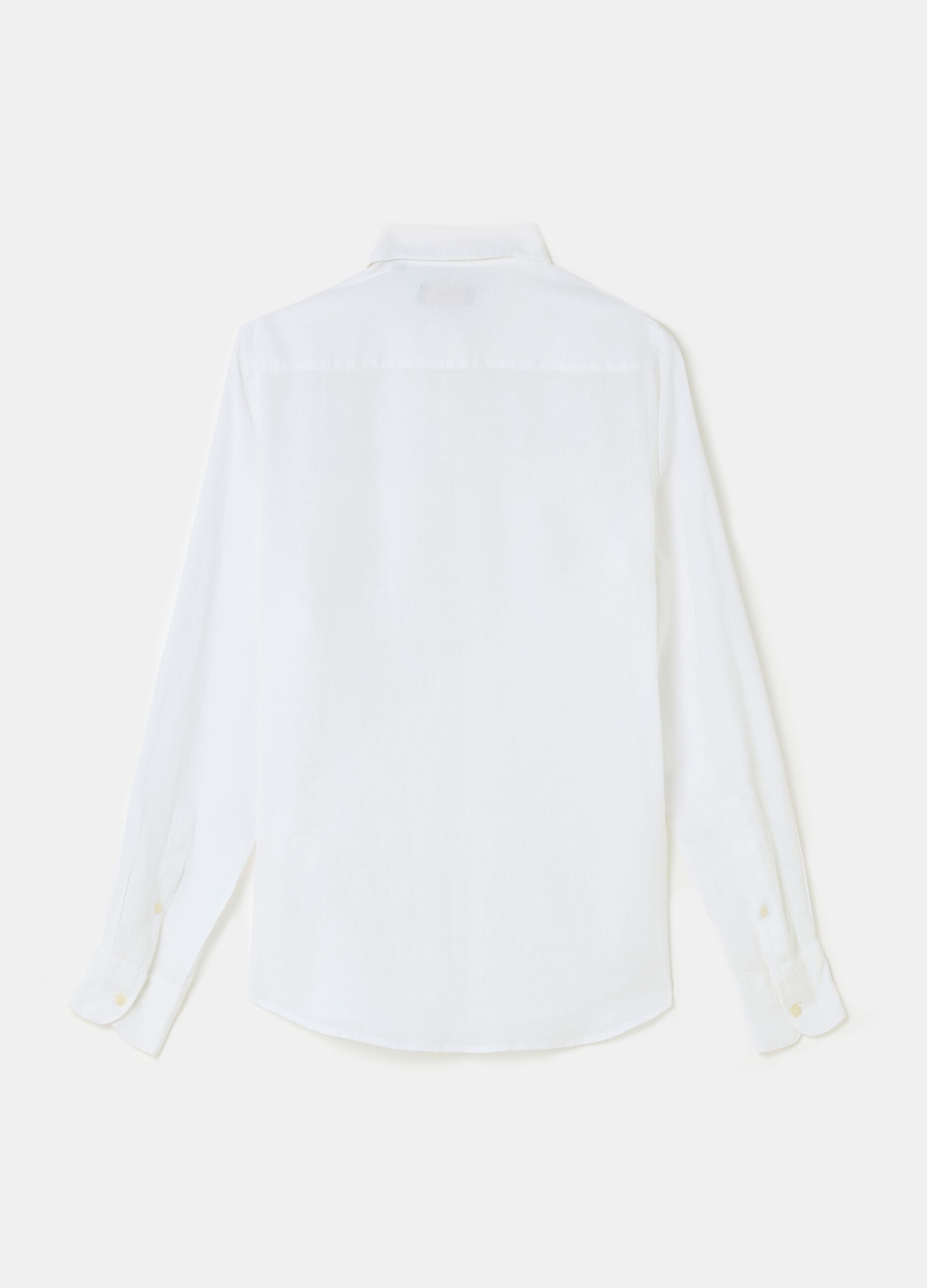 Linen shirt with pockets