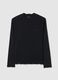 Light Knit Crewneck Black_5