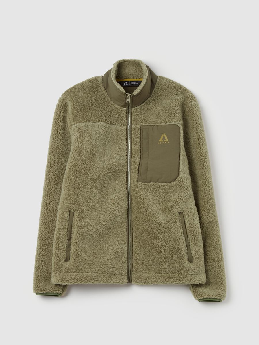 Altavia by Deborah Compagnoni full-zip sherpa jacket_5