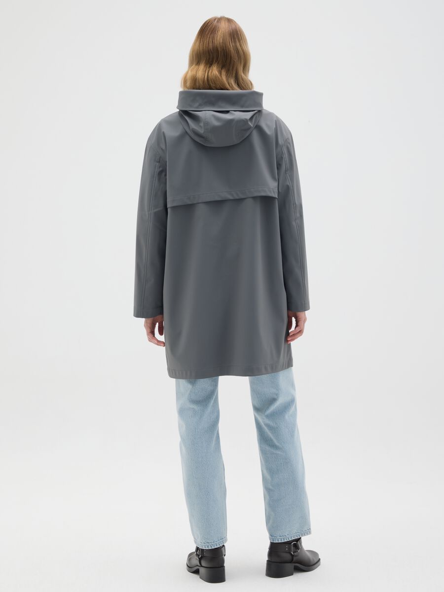 Grey Regular Fit Jacket_3