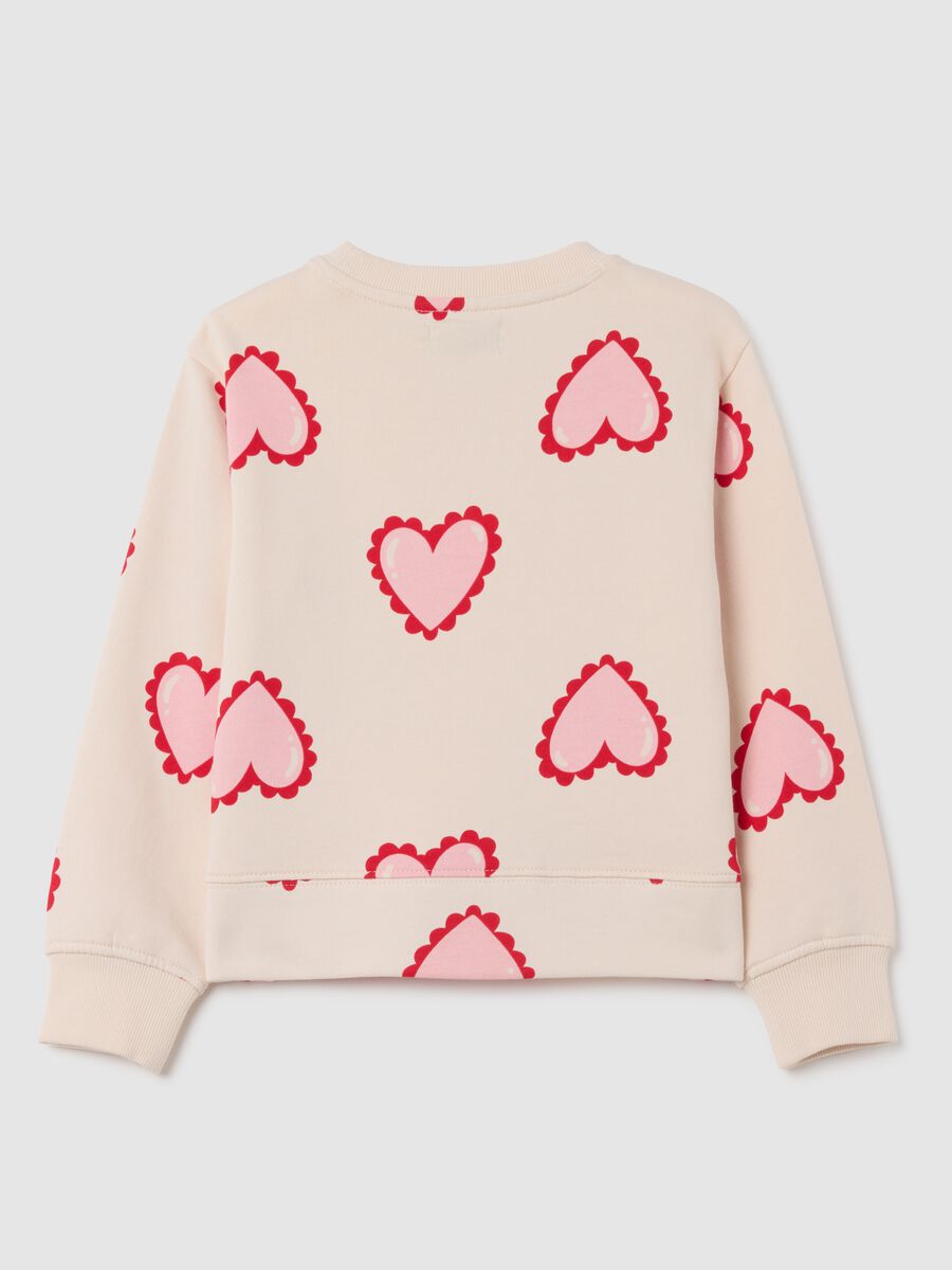 Girls' multicolour pure cotton regular fit sweatshirt_1