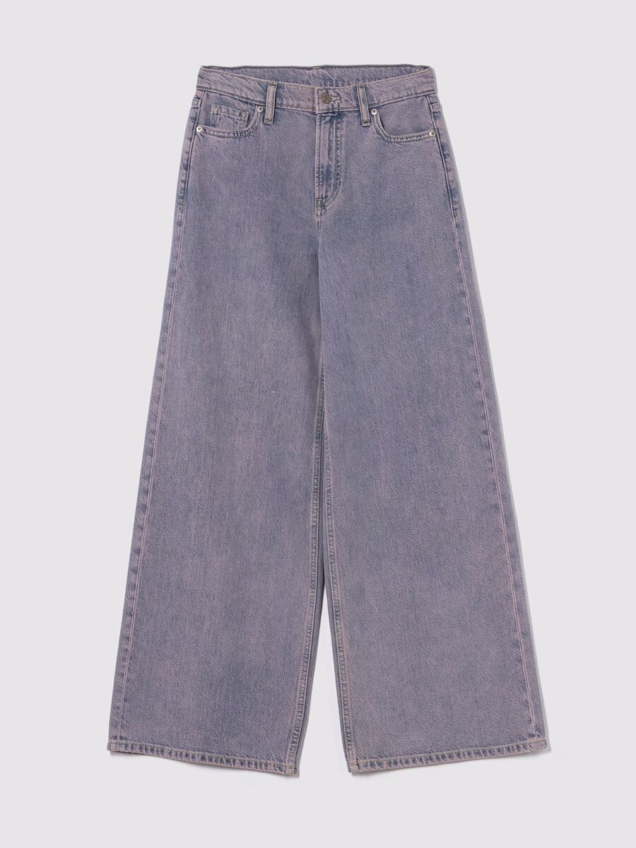 Pantaloni a gamba larga in cotone e Lyocell_6