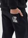 Boys' Black Pure Cotton Jogger Trousers Regular Fit_2