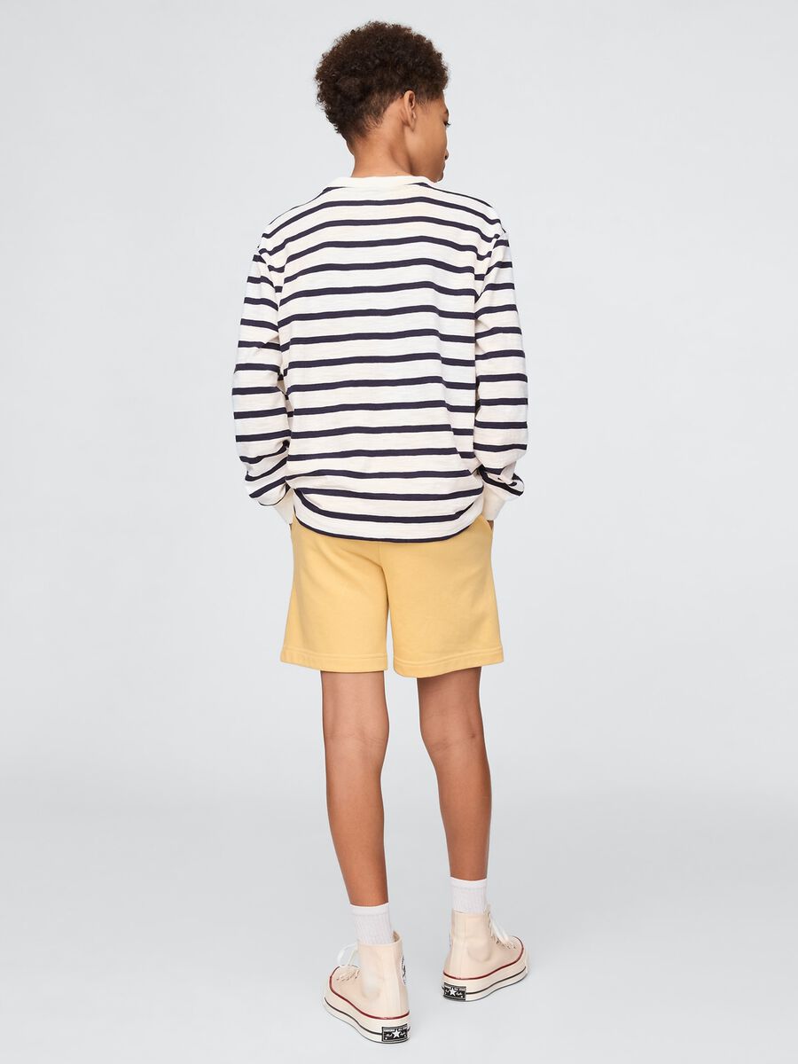 Yellow GAP Kids Cotton Blend Shorts_2