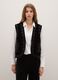 Hand-embroidered black slim fit waistcoat_1