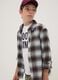 Brown checked pure cotton shirt_0