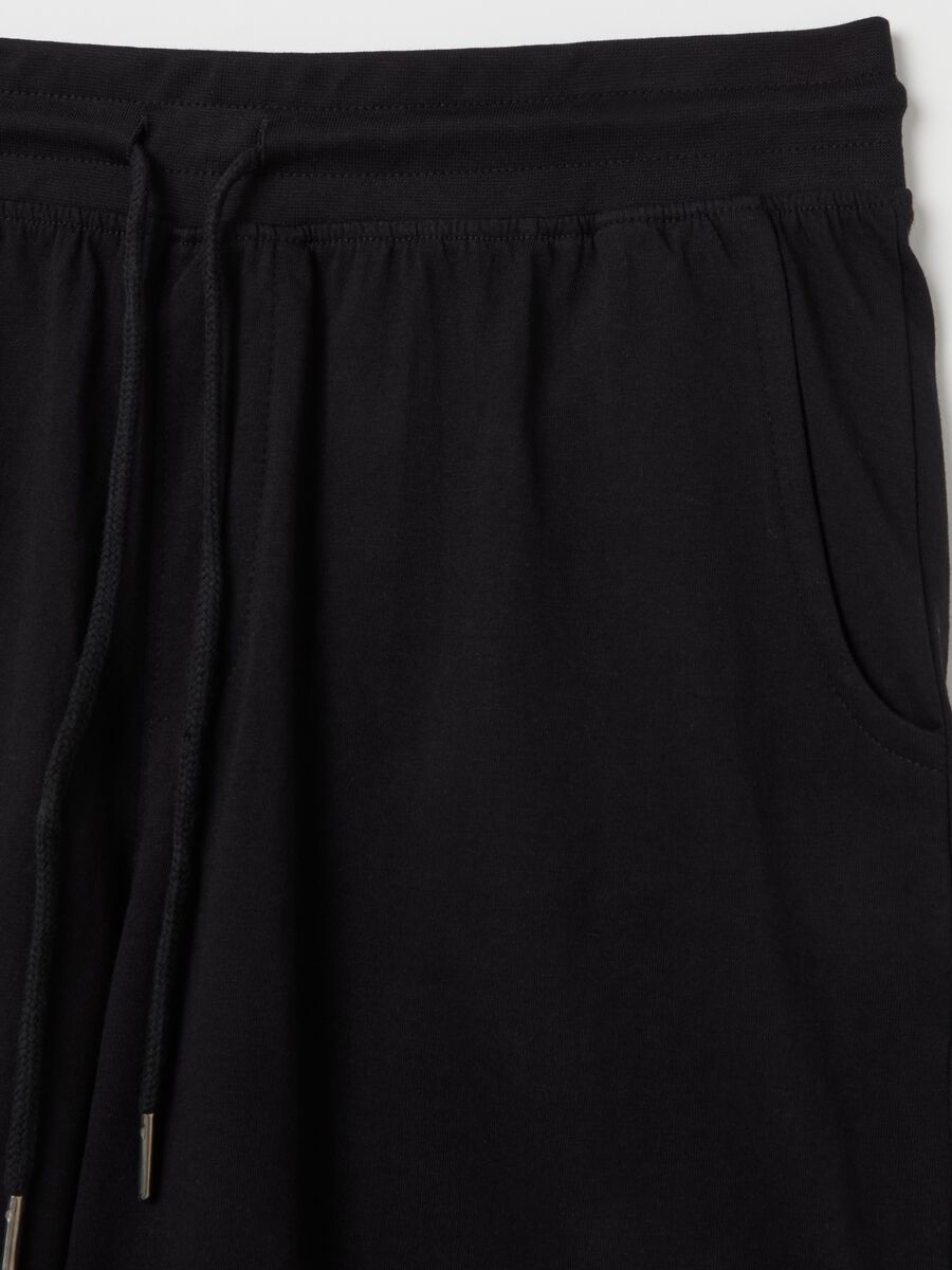 Short pyjama trousers with drawstring_5