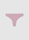 Regular Fit Pink Stretch Cotton Bikini Briefs_0
